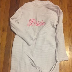 Brand new bridal robe. Never worn. Size Large.